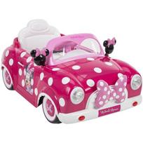 Vienvietis vaikiškas elektrinis automobilis Minnie Mouse Huffy, rožinis