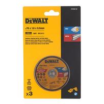 dewalt pjovimo diskas - Pjovimo diskas DeWalt DT20592-QZ, 76mm, 3vnt. - 2 nuotrauka
