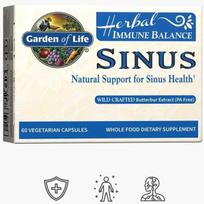 Garden of life IMMUNE BALANCE SINUS - kompleksas imunitetui su Vitaminais C ir D, 30 vegetariškų kapsulių