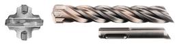 graztas 0.2 mm - Grąžtas betonui Makita Nemesis 2 B-58693; 24x200/250 mm; SDS-PLUS - 1 nuotrauka