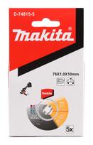 disku makita - Pjovimo diskas Makita D-74815-5; 76 mm; 5 vnt. - 1 nuotrauka