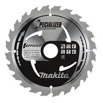 pjovimo diskas 190 - Pjovimo diskas medienai Makita EFFICUT; 195x1,45x30,0 mm; Z24; 23° - 1 nuotrauka