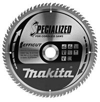 medienos pjovimas - Pjovimo diskas medienai Makita EFFICUT; 260x2,15x30,0 mm; Z80; 10° - 1 nuotrauka
