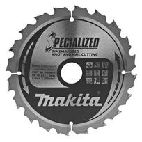 Pjovimo diskas medienai Makita Specialized; 185x2x30 mm; Z20; 25°
