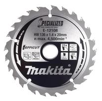 pjovimo diskas 136 20 - Pjovimo diskas Makita E-12108; 136x1,4x20 mm; Z25; 23° - 1 nuotrauka