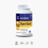 Enzymedica Digest™ Basic - virškinimo fermentų kompleksas, 30 vegetariškų kapsulių