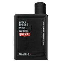 Plaukų šampūnas Uppercut Deluxe Detox & Degrease Shampoo vyrams, valomasis šampūnas, 240 ml