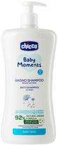 Šampūnas ir dušo želė Chicco Baby Moments Bath, visam kūnui 0 m+, 750 ml