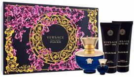 Versace Pour Femme Dylan Mėlyna rinkinys moterims (EDP, 100 ml + EDP, 5 ml + kūno losjonas, 100 ml + dušo želė, 100 ml)