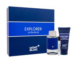 Mont Blanc Montblanc Explorer Ultra Mėlyna rinkinys vyrams (EDP, 100 ml + EDP, 7,5 ml + dušo želė, 100 ml)