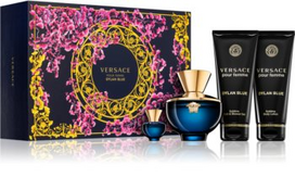 Versace Dylan Blue Pour Femme (Rinkinys Moterims) EDP 100ml + Losjonas kūnui 100ml + 100ml Dušo želė + EDP 5ml
