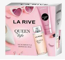 LA RIVE rinkinys moterims QUEEN OF LIFE (parfumotas vanduo 75 ml+dušo želė 100 ml)