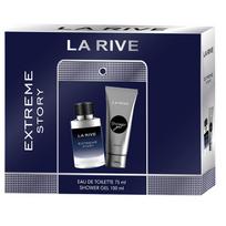 LA RIVE rinkinys vyrams EXTREME STORY (tualetinis vanduo 75 ml+dušo želė 100 ml)