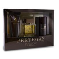 Saphir Pertegaz Classique Pour Homme rinkinys EDP purškiklis 100ml + dušo želė 230ml + dezodorantas 150ml