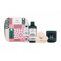 Dušo želė The Body Shop British Rose Bloom & Glow, 250ml, Rinkinys