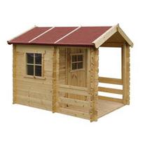 medines vaiku zaidimo - Medinis namelis vaikams Timbela M501A, 1.1 m² - 2 nuotrauka
