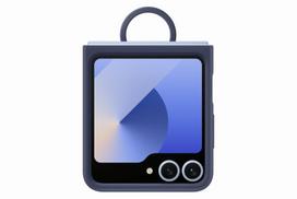 samsung telefonai - Samsung Silicone Case with Ring EF-PF741TNE Flip6 (Navy) - 1 nuotrauka
