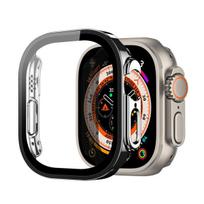 stiklainiai - LCD apsauginis stikliukas/dėklas Dux Ducis Hamo Apple Watch Ultra 49mm juodas - 1 nuotrauka