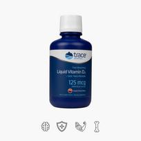 vitaminas d 5000 - Trace Minerals stipriausias Vitaminas D3 su mineralais, 473ml - 2 nuotrauka