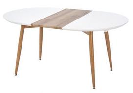 Halmar Dining Table Edward White Honey Oak