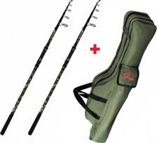 Karpinių meškerių komplektas su dėklu Zfish Combo Kingstone, 2vnt, 3.60m, 60-100g