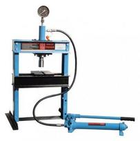 Hidraulinis presas su manometru | stalo tipas | 10 ton (ZX0901E-1)