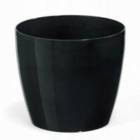 Plastikinio korpuso puodas juodas 15,5 cm Magnolija