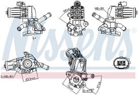 EGR vožtuvas NISSENS NIS 98238