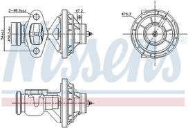 EGR vožtuvas NIS 98390