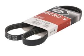 V formos rumbuoti diržai GATES GAT4PK1138