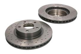 brembo xtra - Stabdžių diskas Xtra (1 vnt.) Priekis Dešinė/Kairė Tinka SUBARU IMPREZA, LEGACY I, LEGACY II, LEGACY III - 1 nuotrauka
