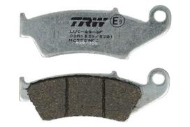 Stabdžių trinkelės MCB669EC TRW organic, paskirtis motoroleriai/paskirtis trasa/paskirtis visureigis, Tinka APRILIA; BETA; CANNONDALE; CPI; GAS GAS; HONDA; KAWASAKI; SUZUKI; YAMAHA