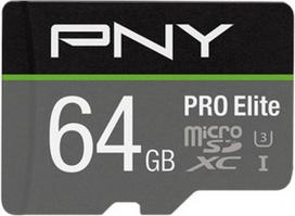 atminties kortele v30 u3 - PNY Pro Elite, 64 GB - 1 nuotrauka