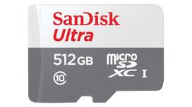 kortele atminties 512 - SanDisk Ultra microSD 512 GB MicroSDXC - 1 nuotrauka