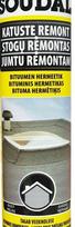 Bituminis stogo dangų hermetikas SOUDAL ROOF REPAIR, 280 ml