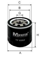 Alyvos filtras MFILTER TF 6562