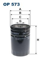 Alyvos filtras FILTRON OP 573