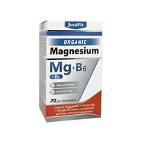magnis b6 tab - JutaVit Organinis magnis + B6 + D3, 70 tablečių - 1 nuotrauka