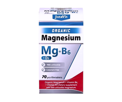 magnis b6 tab - JutaVit Organinis magnis + B6 + D3, 70 tablečių - 2 nuotrauka