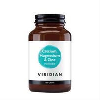 VIRIDIAN CALCIUM MAGNESIUM & ZINC, milteliai, 100 g