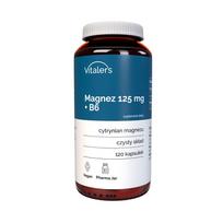 Vitaler's Magnis 125 mg + vitaminas B6 - 120 kapsulių