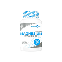 6PAK Magnis + vitaminas B6 - 90 kapsulių