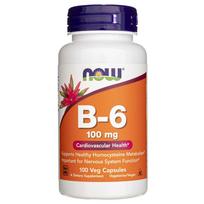 vitaminas b6 mg - Now Foods Vitaminas B-6 100 mg - 100 Veg kapsulių - 1 nuotrauka