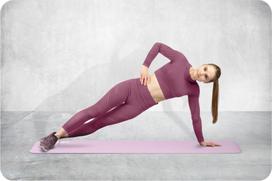 sporto kilimelis - Kilimėlis sportui Neo Sport, violetinis - 5 nuotrauka