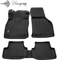 Stingray Guminiai 3D kilimėliai SEAT Leon IV KKnuo 2020m. 5 vnt. / juoda / 5024155 / paaukštintais kraštais