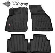 Stingray Guminiai 3D kilimėliai SEAT Tarraco nuo 2018m. 5 vnt. / juoda / 5020115 / paaukštintais kraštais
