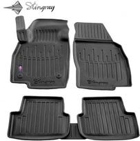 Stingray Guminiai 3D kilimėliai SEAT Ibiza V nuo 2017m. 5 vnt. / juoda / 5024135 / paaukštintais kraštais