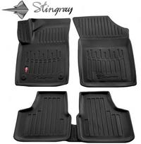 Stingray Guminiai 3D kilimėliai SEAT MII nuo 2012m. 5 vnt. / juoda / 5024175 / paaukštintais kraštais