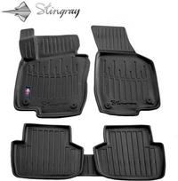 Stingray Guminiai 3D kilimėliai VOLKSWAGEN Passat B7 NMS USA 2011-2018m., 5 vnt. / juoda / 5024145 / paaukštintais kraštais