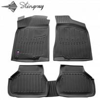 Stingray Guminiai 3D kilimėliai VOLKSWAGEN Passat B4 1988-1996m., 5 pc. / juoda / 5024265 / paaukštintais kraštais